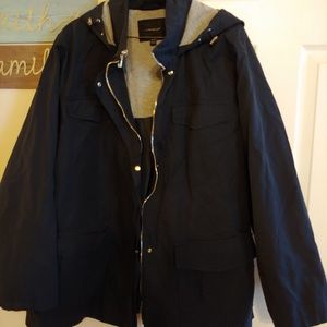 Navy Blue cold weather jacket